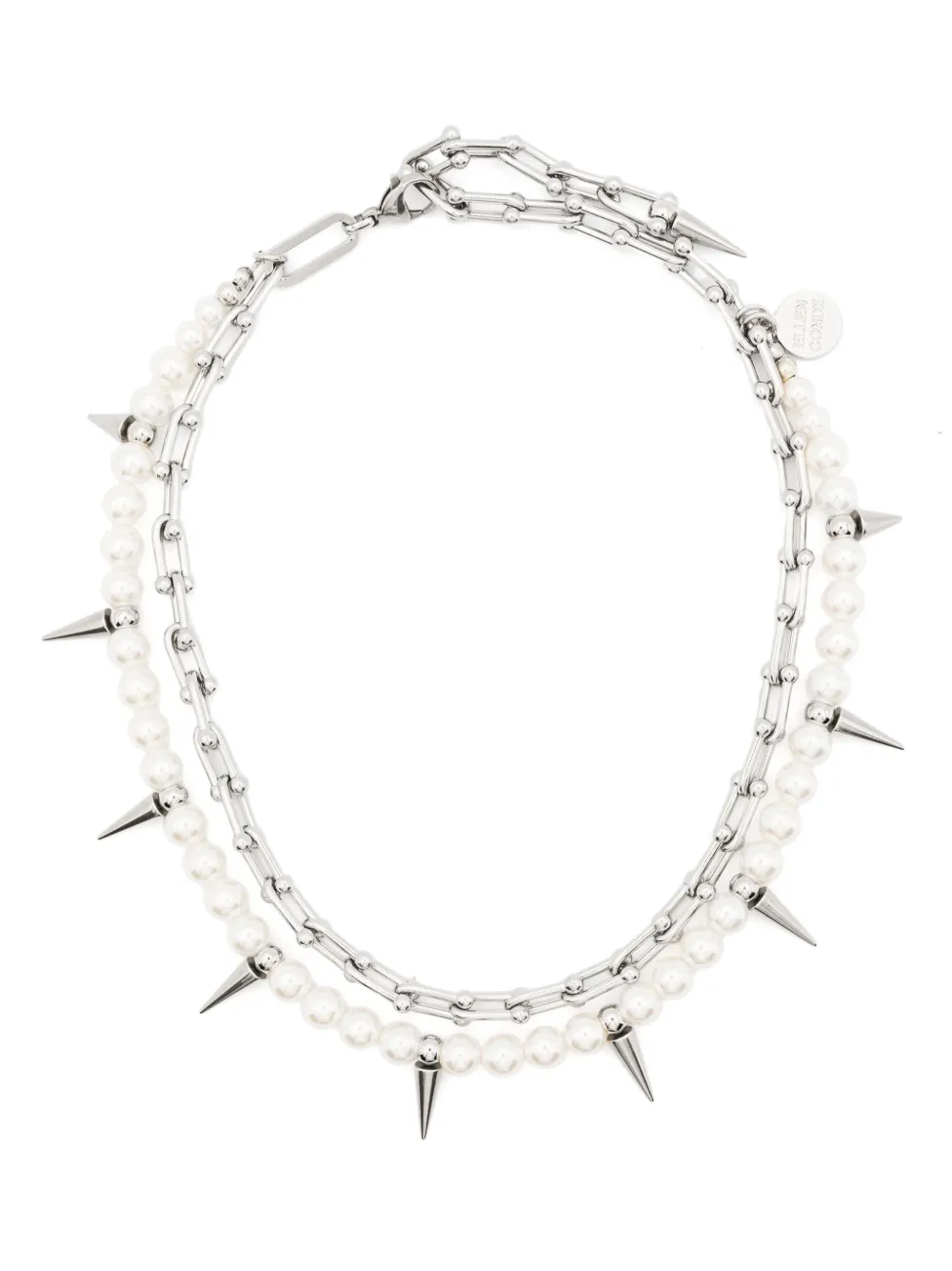faux-pearl necklace