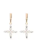 Ellen Conde crystal-embellished earrings - Gold