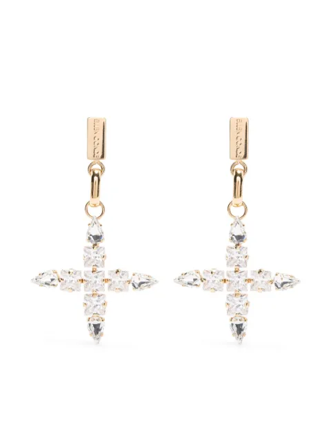 Ellen Conde crystal-embellished earrings