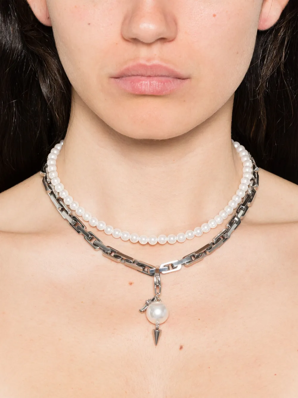 Ellen Conde collar de perlas artificiales | Image 2