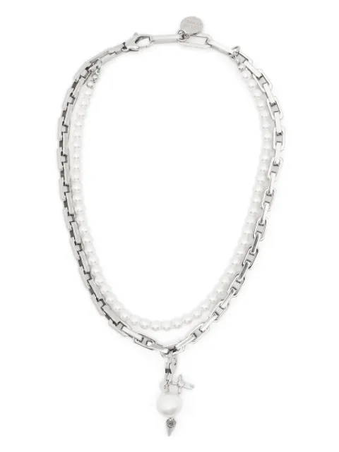 Ellen Conde collar de perlas artificiales