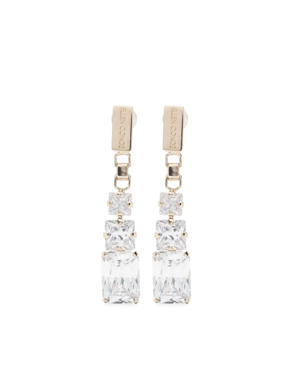 Ellen Conde aretes Trust but Verify | dorado | Image 1