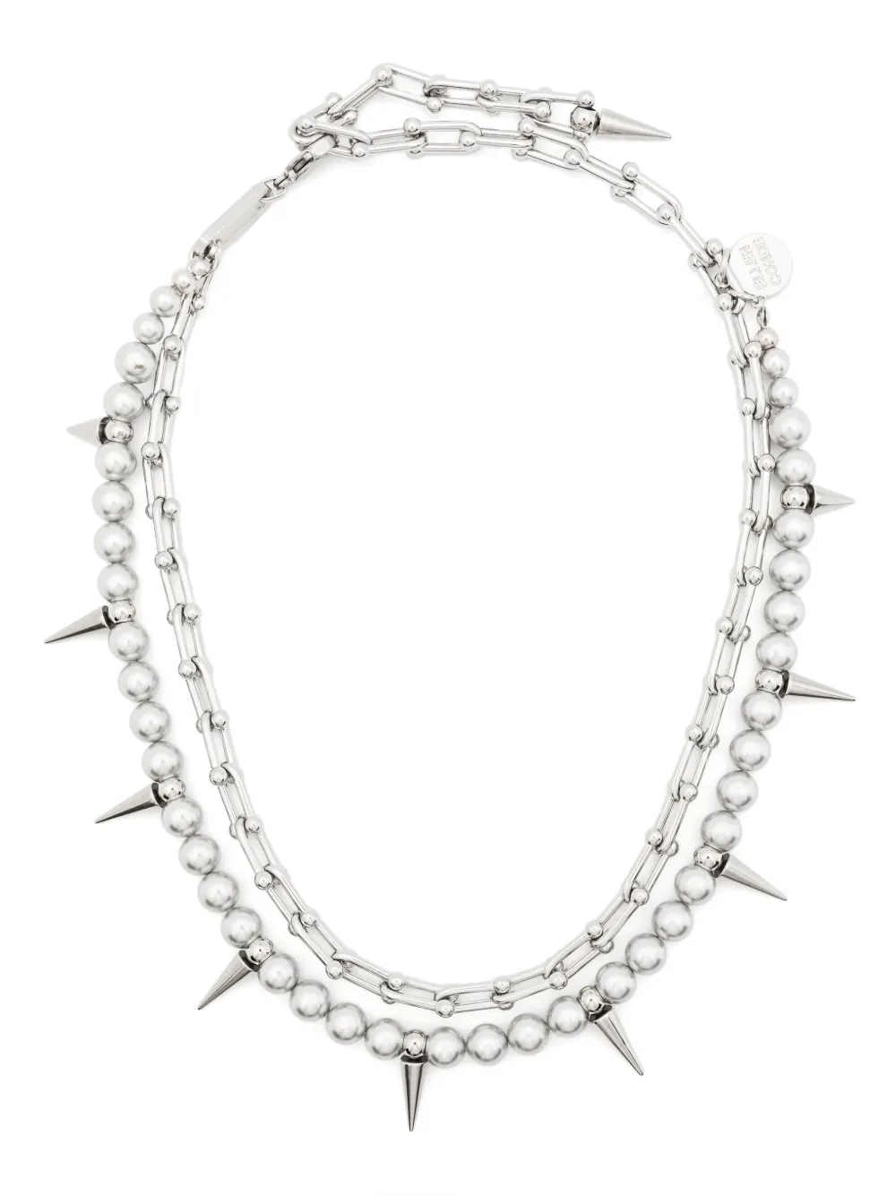 faux-pearl necklace