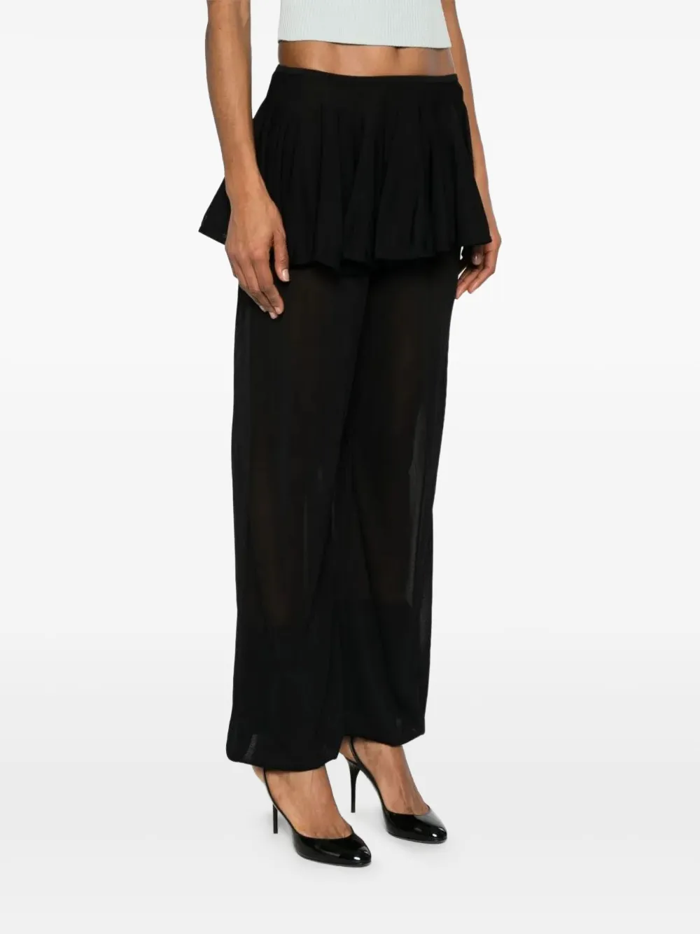 Alaïa knitted peplum trousers | Tapered Pants | Image 2