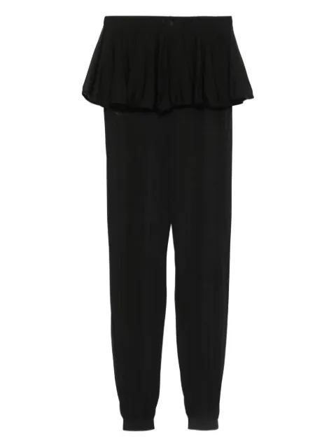 Alaïa knitted peplum trousers