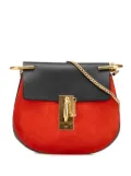 Chloé Pre-Owned 2015 Mini Suede and Calfskin Drew crossbody bag - Black