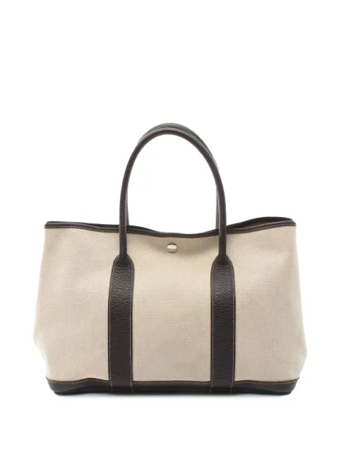 Hermès Pre-Owned 2005 Toile and Negonda Garden Party 36 tote bag