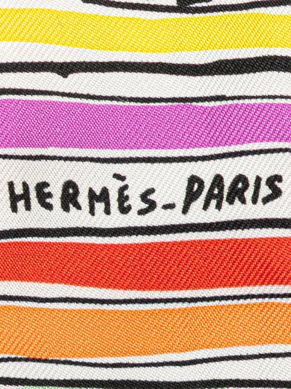 Hermès Pre-Owned mascada Rayures d'Ete de seda Twilly del siglo XX | Image 2