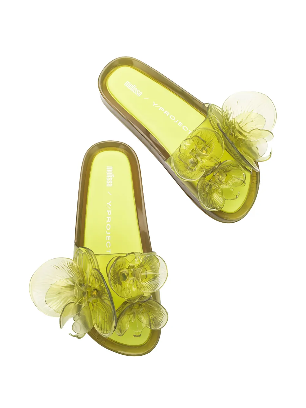 MELISSA X Y/PROJECT FLORAL-EMBELLISHED SLIDES