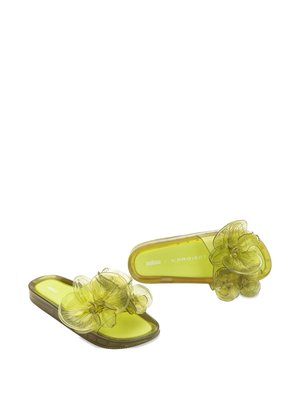 MELISSA X Y/PROJECT FLORAL-EMBELLISHED SLIDES