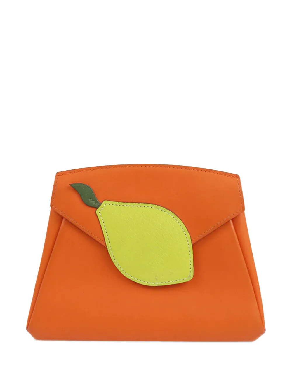 Hermès Pre-Owned 2016 Swift and Chevre Hermail Lemon Tutti Frutti Wallet long wallets | Orange | Image 1