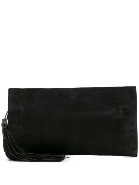 Gucci Pre-Owned bolsa de mano Suede Nouveau Bamboo Tassel 2000-2015