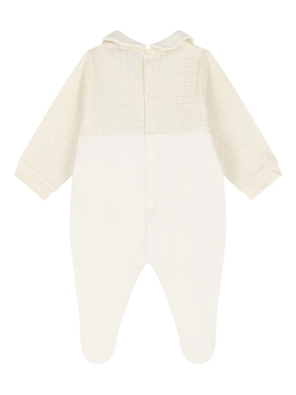 Aigner Kids Romperset met Peter Pan-kraag Beige