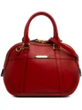 Burberry Pre-Owned 2000-2017 Medium Calfskin Orchard Bowling Bag satchel - Red