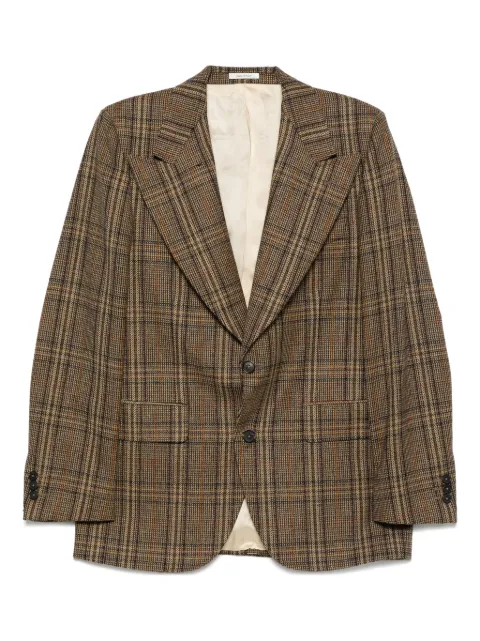 Husbands  checked single-breasted blazer