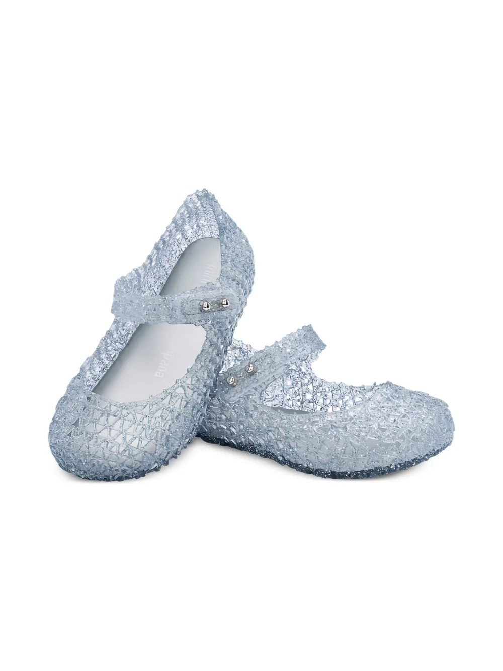 Melissa + Campana cut-out ballet flats Blue