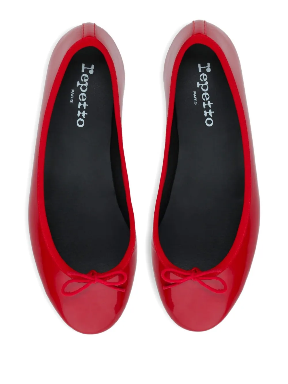 Repetto bow-detail block-heel pumps Red