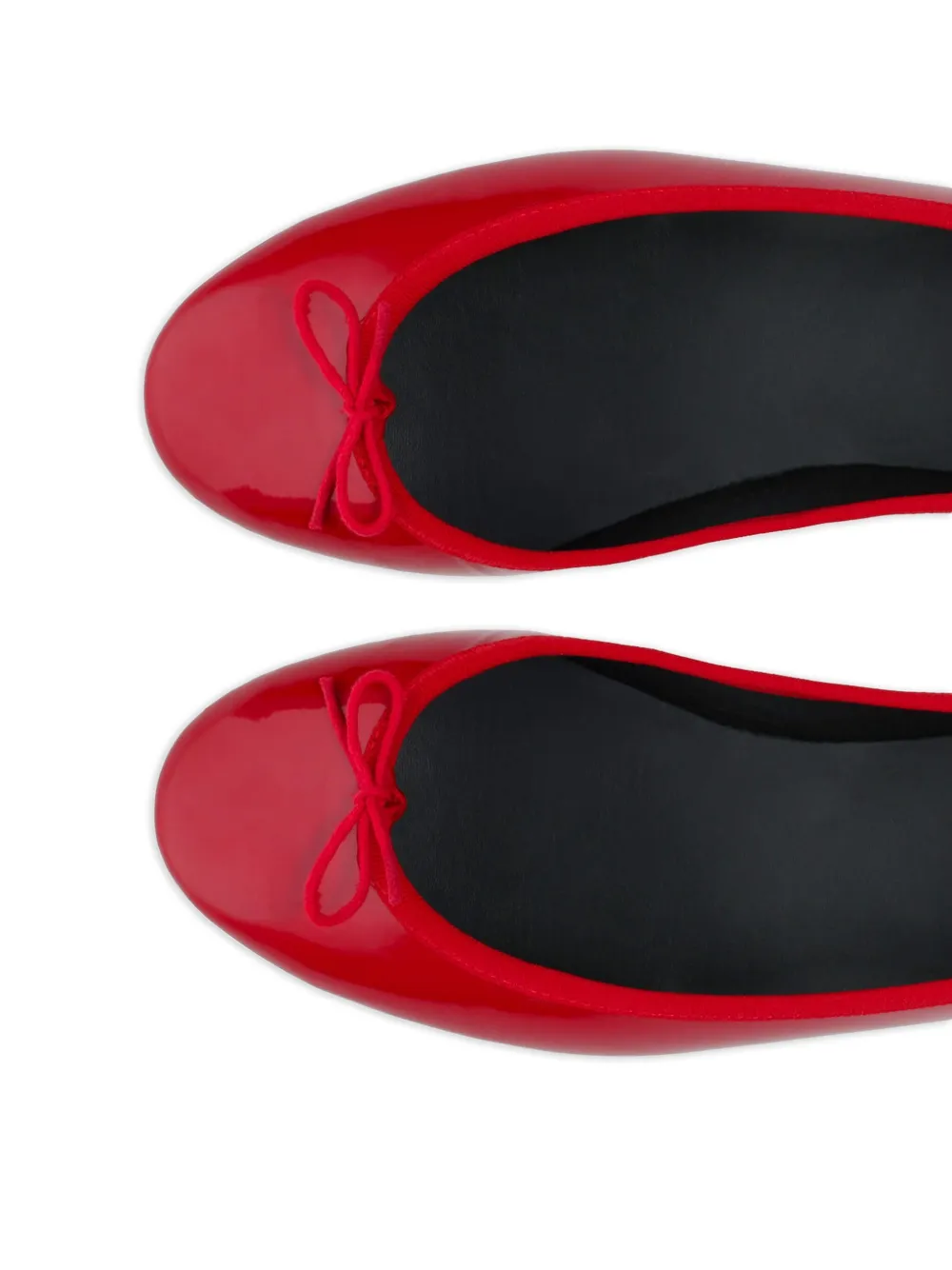 Repetto Pumps met blokhak en strikdetail Rood