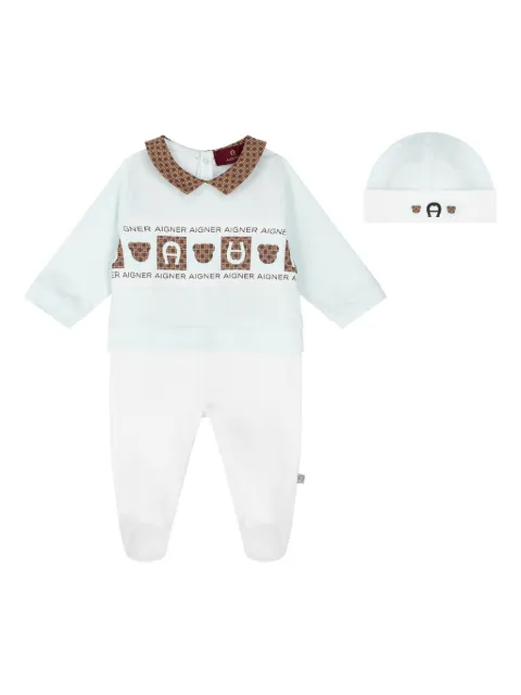 Aigner Kids طقم أطفال بياقة