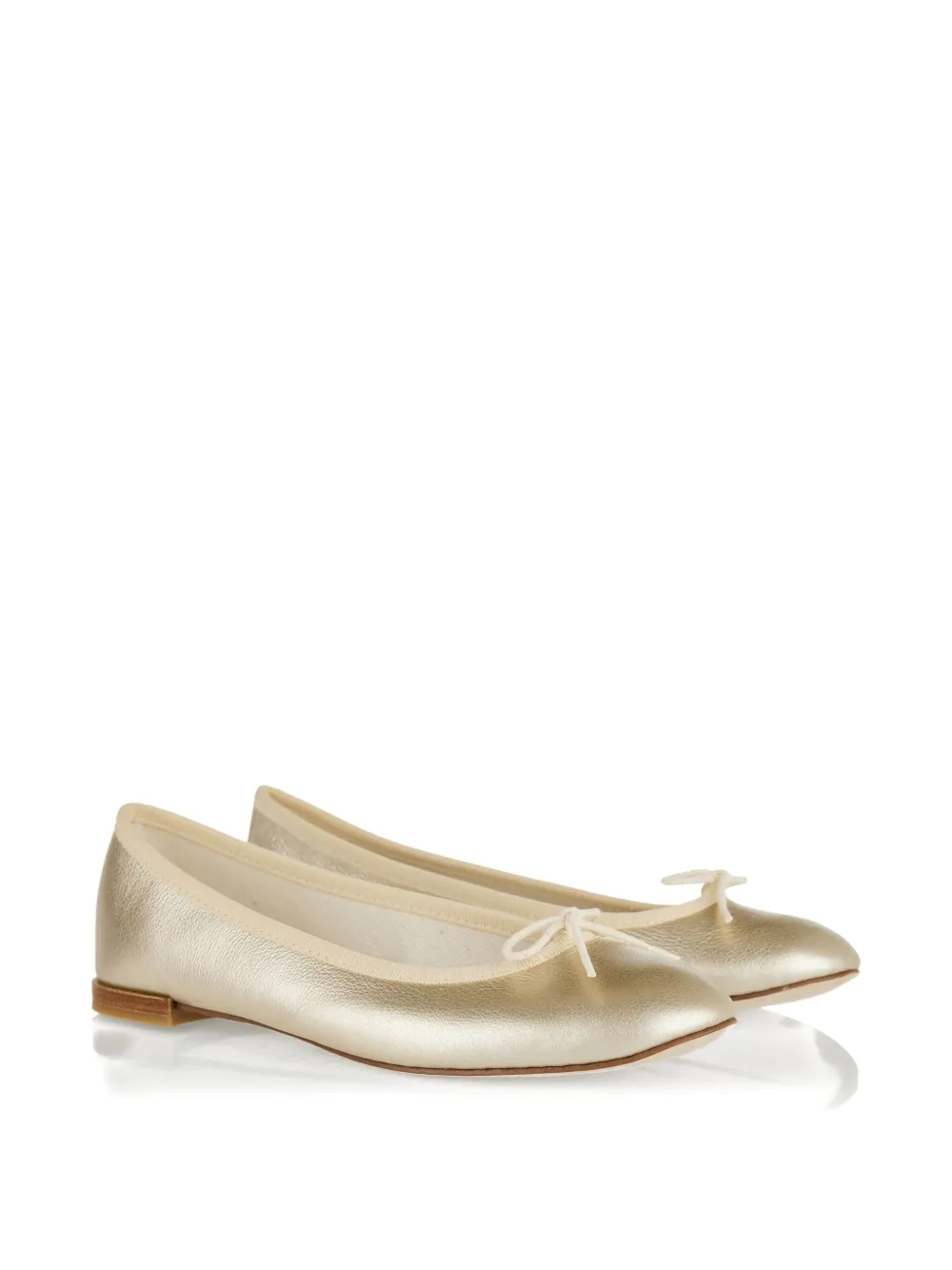 Repetto Cendrillon metallic ballet flats - Beige