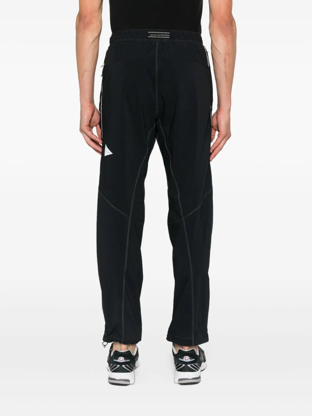 and Wander Hike broek met trekkoord Zwart