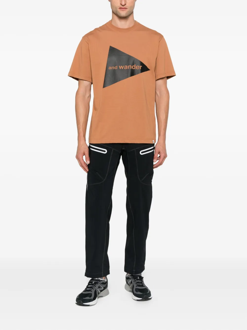 and Wander Hike broek met trekkoord Zwart