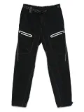 and Wander Hike drawstring trousers - Black