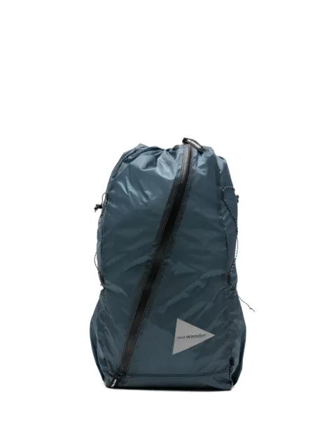 and Wander Rucksack mit Logo-Print