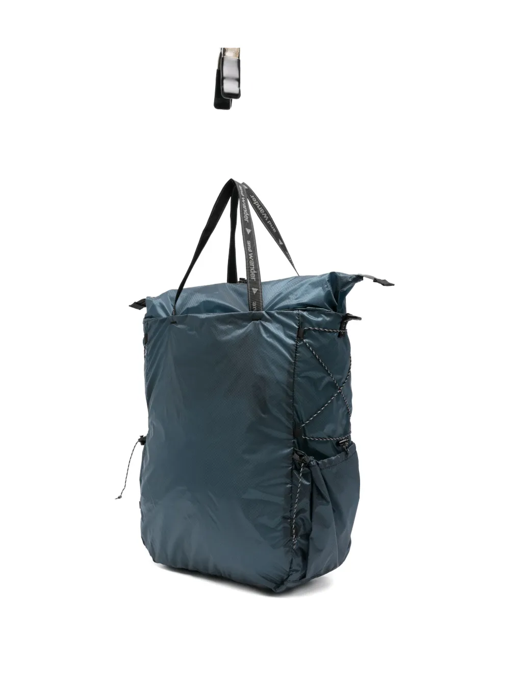 and Wander Shopper met logoprint Blauw