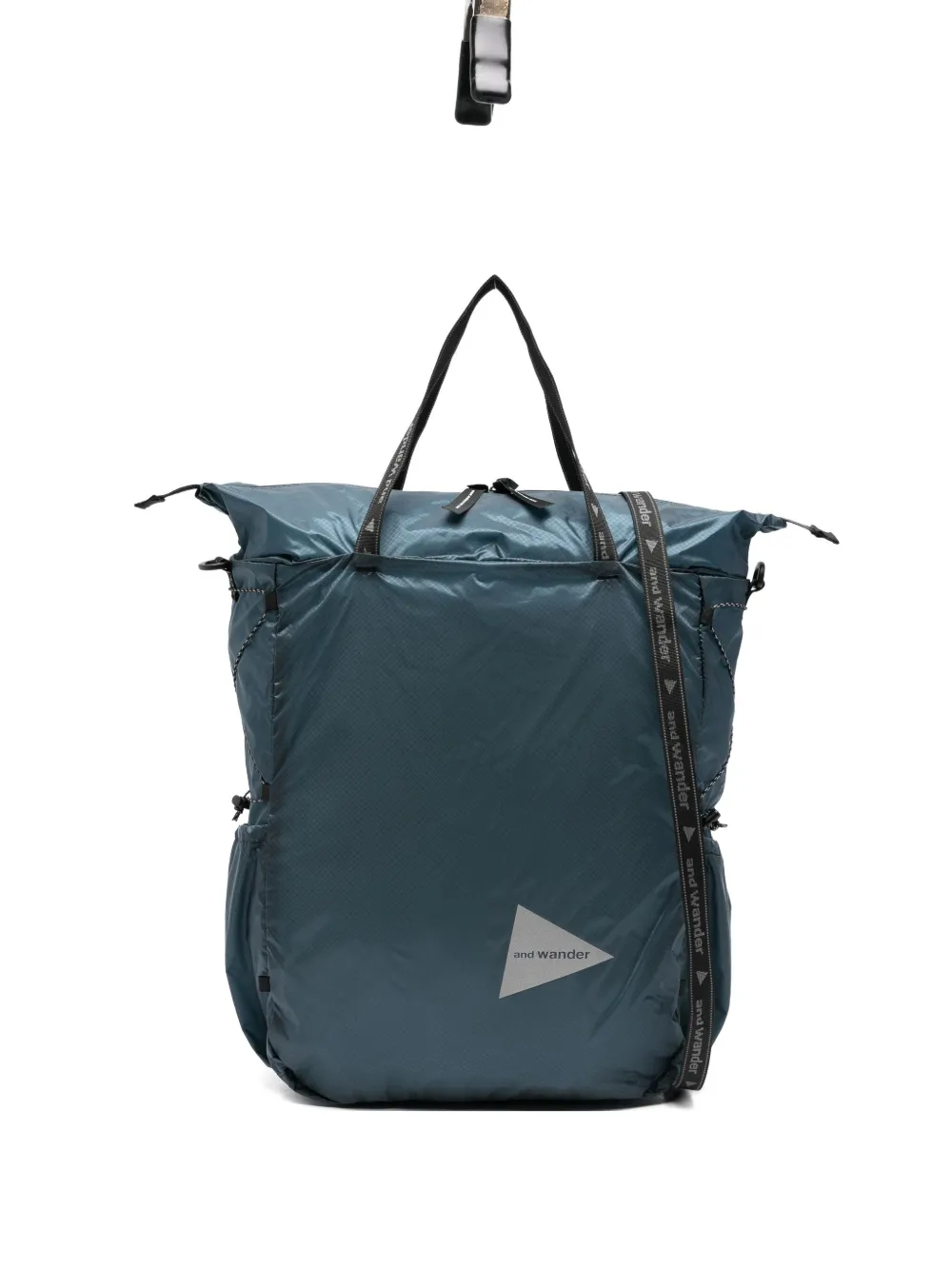 and Wander logo-print tote bag - Blu
