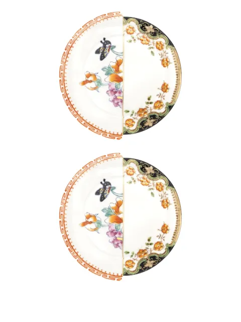 Seletti Hybrid Zemrude bread plate (set of two)