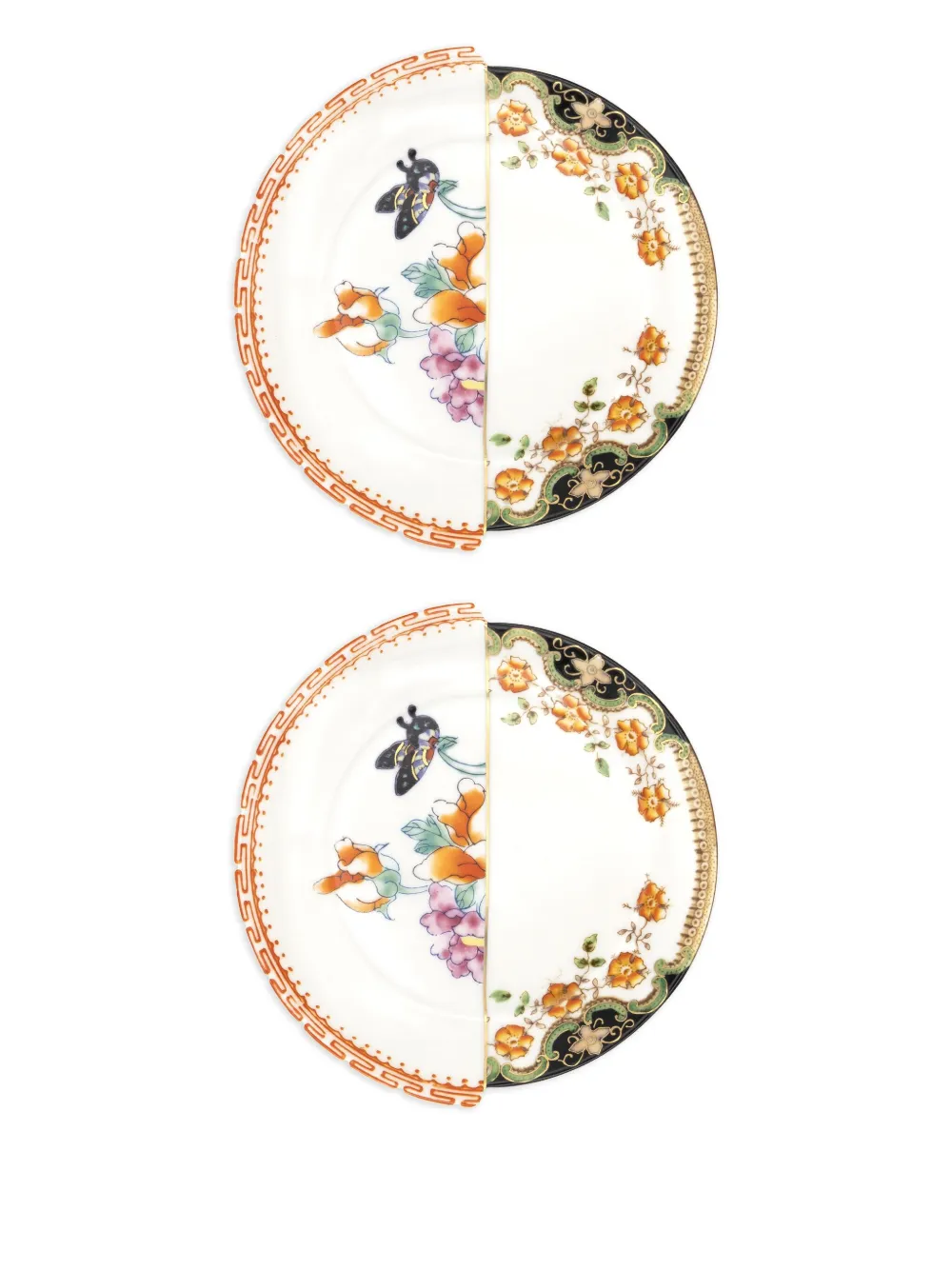 Seletti Hybrid Zemrude bread plate (set of two) | White | Image 1