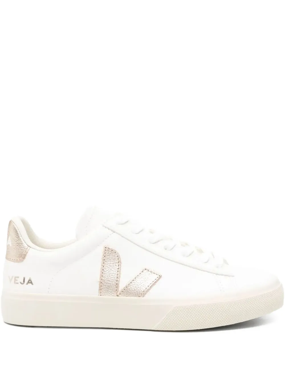 VEJA Campo metallic-accent lace-up sneakers White