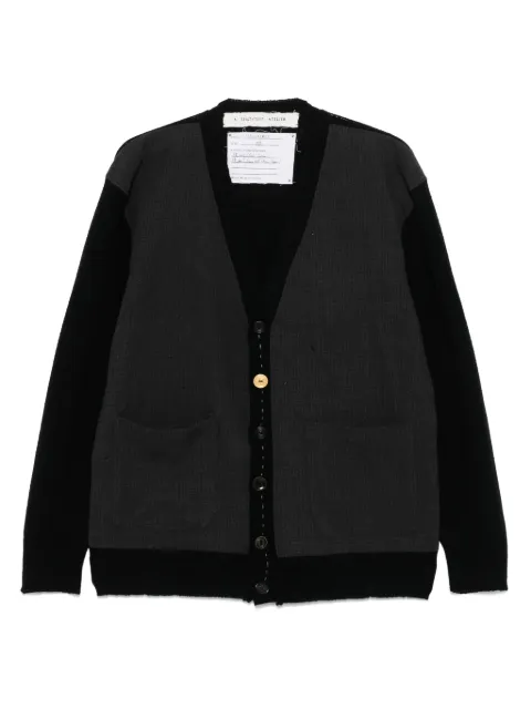 A Tentative Atelier panelled cardigan