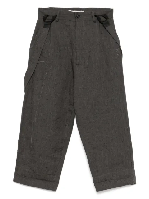 A Tentative Atelier cotton-blend trousers