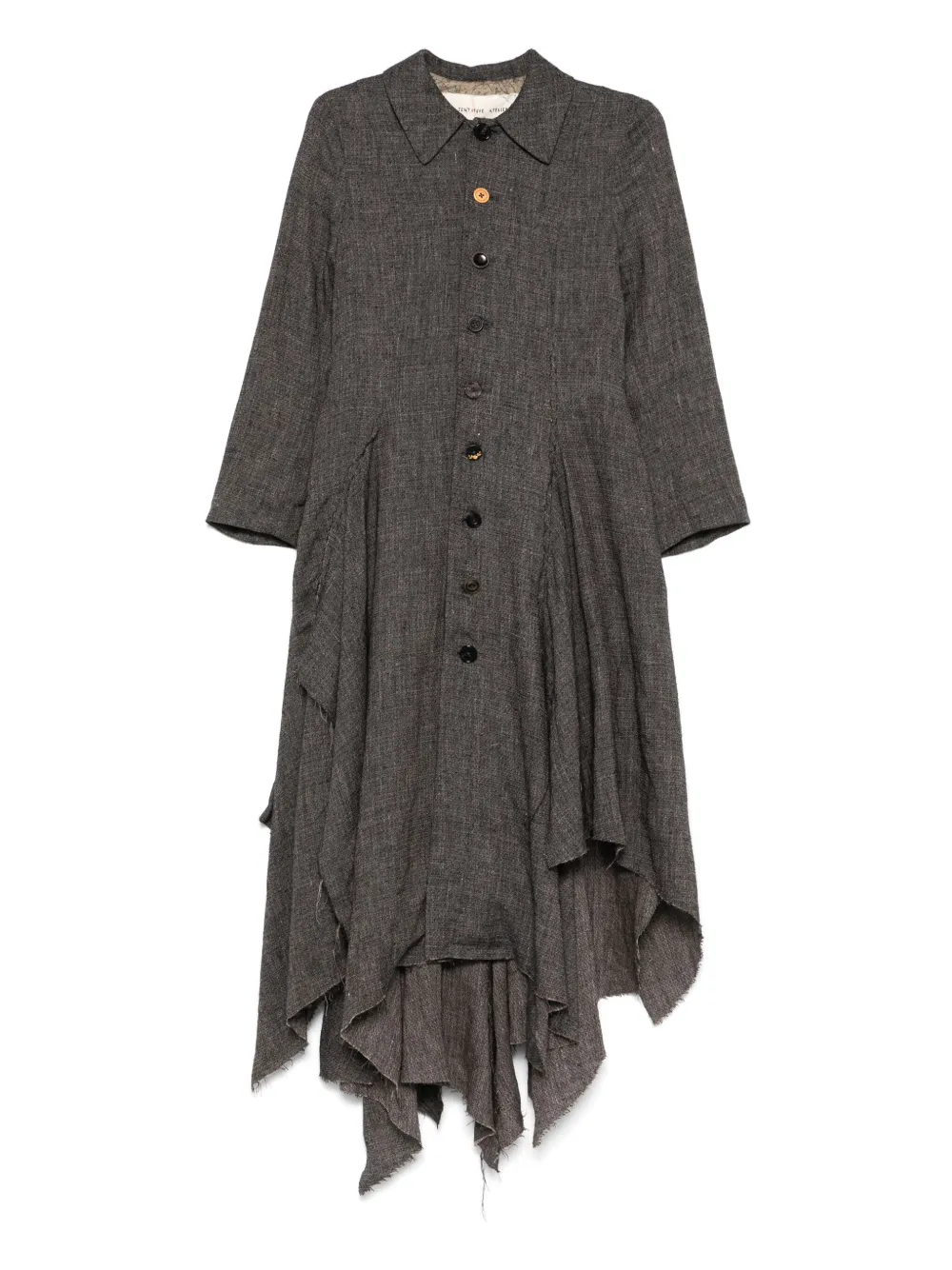 A Tentative Atelier single-breasted coat | gris | Image 1