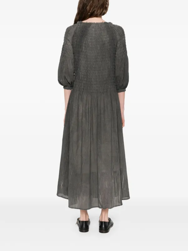 grey silk dress outfit A Tentative Atelier | silver slip dress
