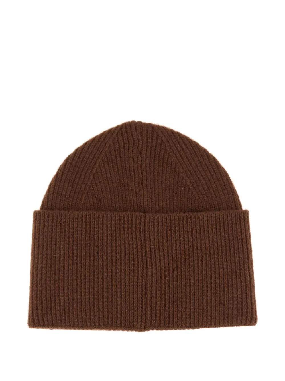 HUGO logo-patch beanie hat - Bruin