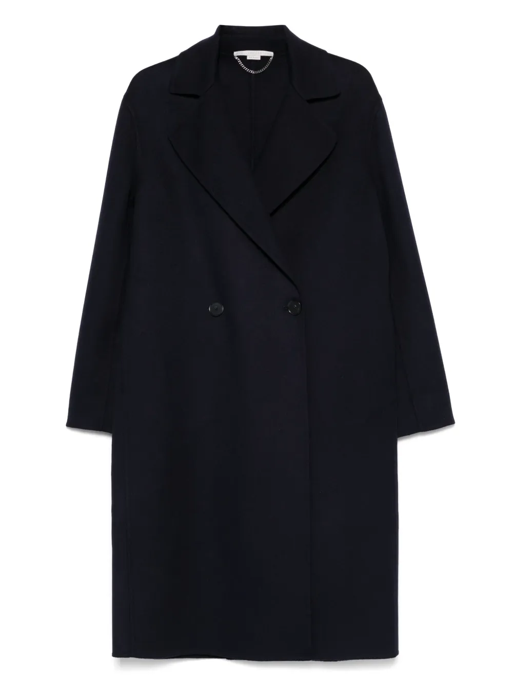 Stella McCartney Wollen jas met dubbele rij knopen Blauw