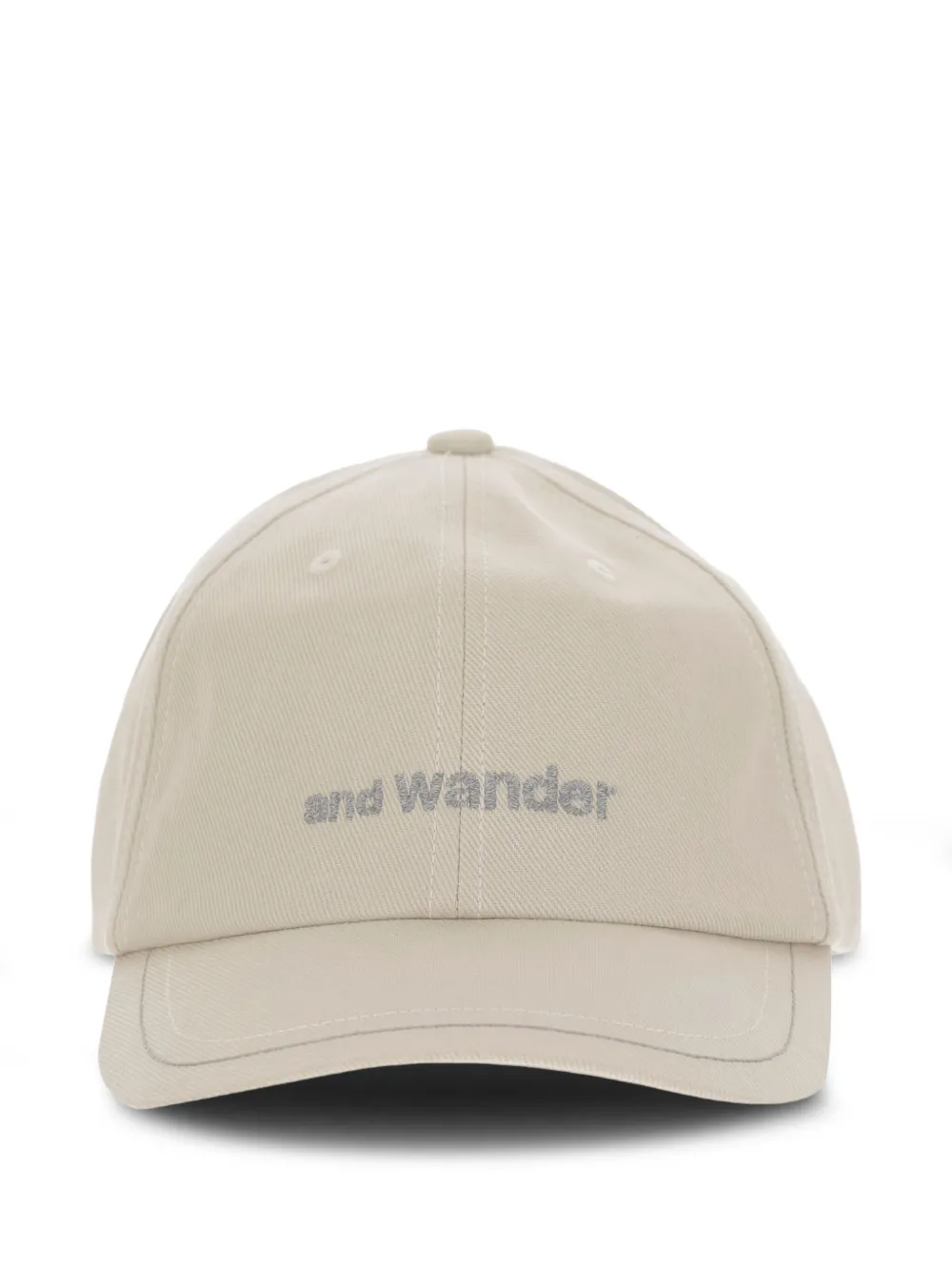 and Wander ロゴ キャップ | ホワイト | Image 1
