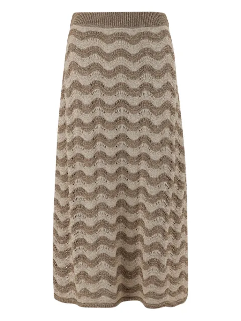 MARKET knitted midi skirt