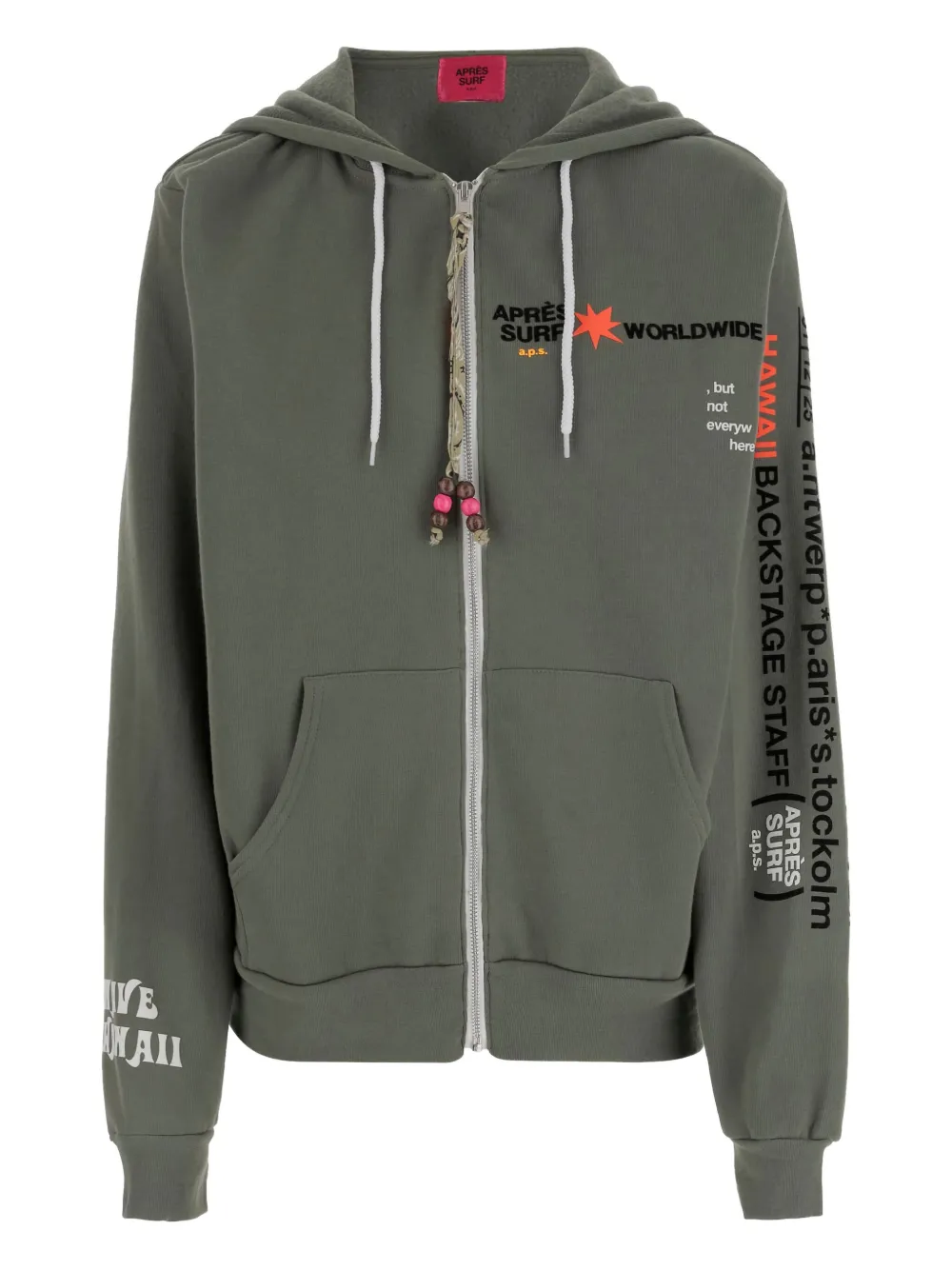 Après Surf sudadera con logo estampado | verde | Image 1