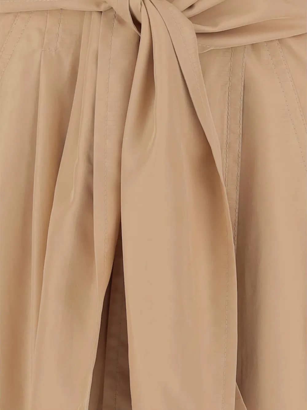 Carven Zijden rok Beige