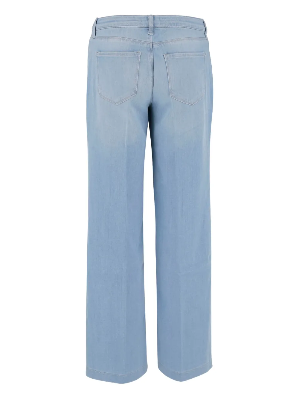 L'Agence logo-patch jeans - Blauw