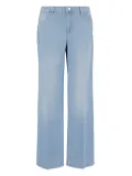 L'Agence logo-patch jeans - Blue