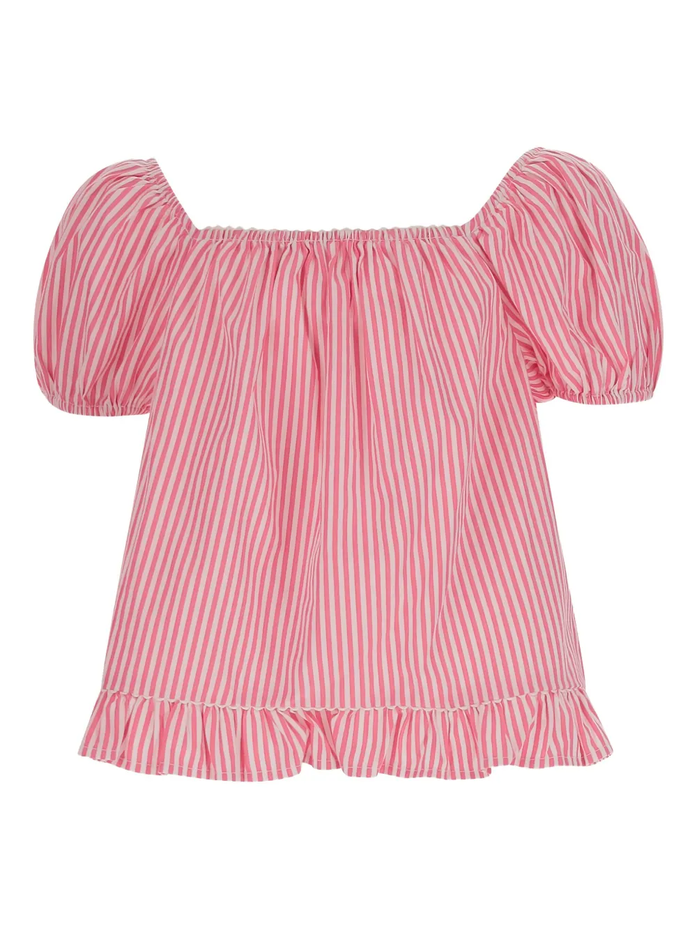 POLO RALPH LAUREN KIDS Gestreepte shirt Roze
