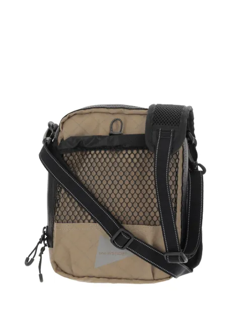 and Wander all-over plaid pattern shoulder bag