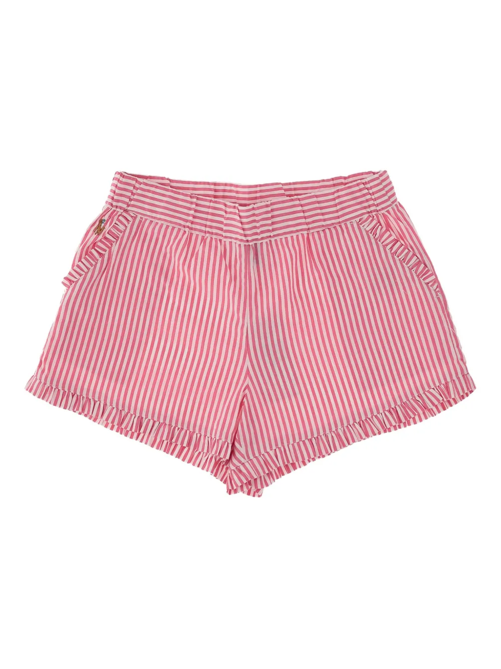 POLO RALPH LAUREN KIDS Gestreepte shorts Roze