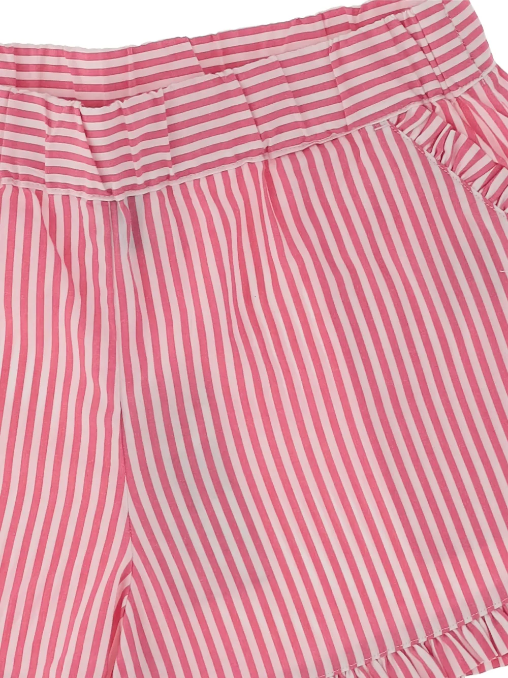 POLO RALPH LAUREN KIDS Gestreepte shorts Roze