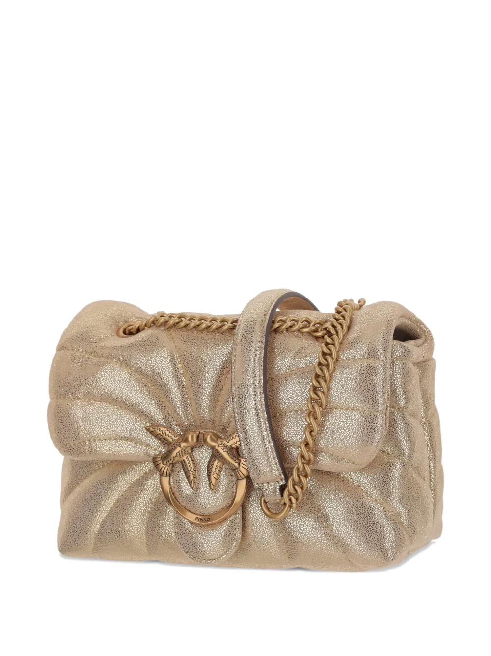 PINKO Love Puff schoudertas Beige